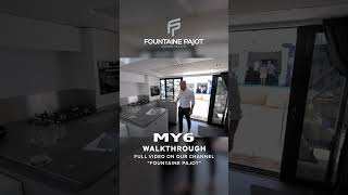 Discover the walkthrough of the MY6 by Fountaine Pajot a luxury and spacious power catamaran [upl. by Nevanod844]