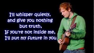 Ed Sheeran  Small Bump Lyrics [upl. by Mashe]