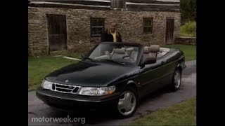 Motorweek 1995 Saab 900 Convertible Road Test [upl. by Ginger]