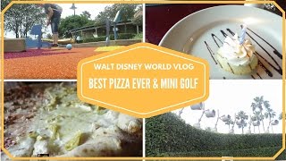 Walt Disney World Vacation April 2015  Best Pizza at Epcot amp Fantasia Mini golf  Episode 13 [upl. by Nylesor]