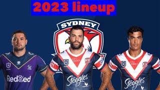 2023 Sydney Roosters Predicted NRL Lineup [upl. by Aremaj]