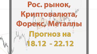 Рос рынок Криптовалюта Форекс Металлы Прогноз на 1812  2212 [upl. by Arnuad23]