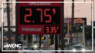 Average price of gas in North Carolina down 10 cents from last week [upl. by Aerdnaek208]