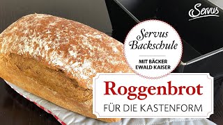 Roggenbrot backen in der Kastenform [upl. by Nuhs]