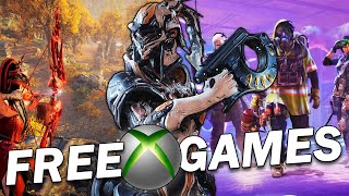 15 BEST Completely FREE XBOX Games 2024 [upl. by Asamot782]