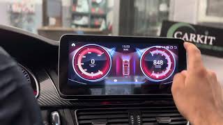 Audi A5 Cartablet Android amp Carplay Apple officina Carkit Roma [upl. by Annauqahs]