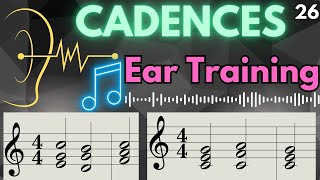 Cadences  HandsFree Ear Training 26 [upl. by Hessney]