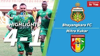 Bhayangkara FC vs Mitra Kukar 41 All Goals amp Highlights [upl. by Golda]