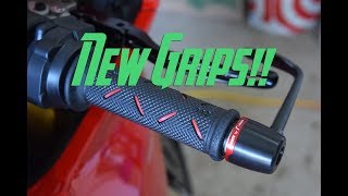 Ducati V4 Install New Grips [upl. by Marucci]