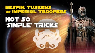 Bespin Tuskens vs Imperial Troopers Galactic Challenge  SWGOH GC X [upl. by Selrac]