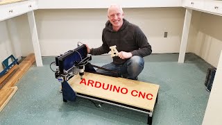 How to build a large CNC router controlled by Arduino GRBL and Universal GCode Sender UGS [upl. by Zurheide697]