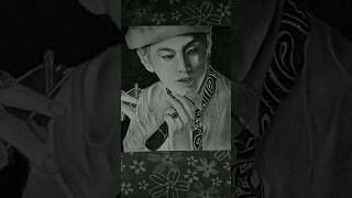 V💜✨ taehyung sketch drawing fanart shorts youtubeshorts [upl. by Laddy331]