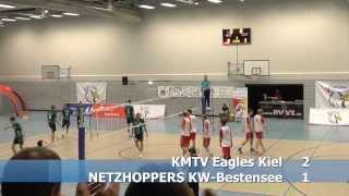 Volleyball 2 Bundesliga Männer KMTV Eagles Kiel  NETZH KWBestensee [upl. by Vani]