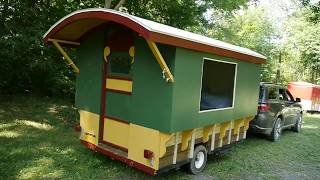 I Made a Gypsy Wagon out of an old Popup Camper [upl. by Nicola]