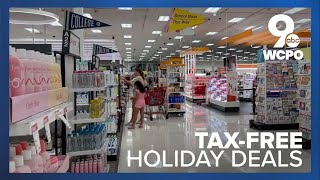 Shoppers take advantage of Ohio sales tax holiday [upl. by Odraner]