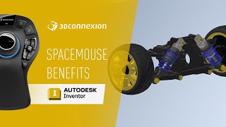 Inventor x 3Dconnexion  SpaceMouse benefits and features [upl. by Dnalyram]