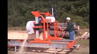 Lumbermate Pro Portable Sawmill  23 HP Briggs amp Stratton Engine Model MX34 [upl. by Lynn]