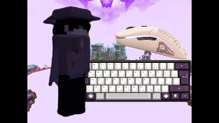 Chill solo Venity bedwars Modded keyboard and mouse Asmr [upl. by Bachman]