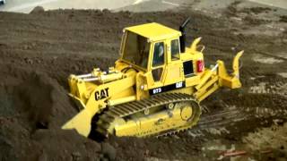 CATERPILLER TRACKLOADER 973 radio control [upl. by Katushka]