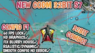 CODM GARENA 32BIT WITH CONFIG LOW SETTING TO HIGH GRAPHICS 60FPS STABLE SEASON 7 [upl. by Emerald214]