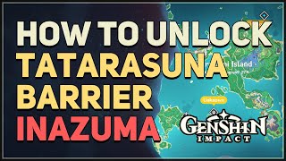 How to unlock Tatarasuna Barrier Shield Genshin Impact [upl. by Lightman]