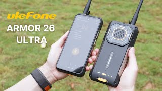 Ulefone Armor 26 Ultra Review This Rugged Phone Has WalkieTalkie and 5G [upl. by Ydennek]