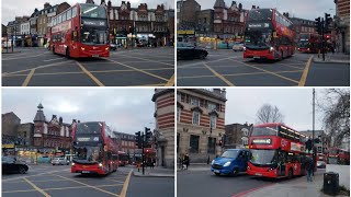 Buses at Camberwell Green [upl. by Mayce]