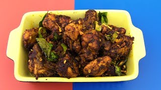 Chicken Chettinad Dry  The Roshow  Daiji Kitchen  Recipe 306 [upl. by Savage]