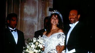 ULTRA RARE Mariah Carey  Live Footage from her wedding with Tommy Mottola 1993 [upl. by Ahsin]