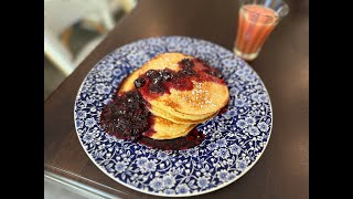 Lemon Ricotta Pancakes [upl. by Woodall]