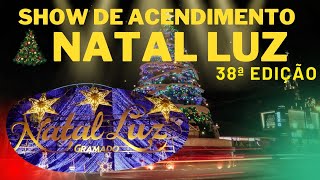 NATAL LUZ GRAMADO  RS  SHOW DE ACENDIMENTO DAS LUZES 2023  JONATAS DE SÃ [upl. by Marilla]