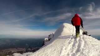 Mt Hood Summit climb Ski Descent [upl. by Ame682]