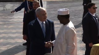 Benjamin Netanyahu arrive au Tchad pour une visite historique [upl. by Adur]