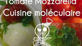 Tomate Mozzarella Cuisine moléculaire apéritif  recette facile  cuisine  Albarock [upl. by Edivad]