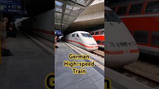 Highspeed Train in German trainvideo deutschebahn trainwatching germantrains viralshorts [upl. by Emmi]