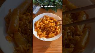 Rice paper tteokbokki with buldak  samyang ramen samyang ricepaper buldak [upl. by Aehsila]