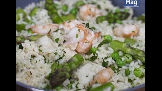 Spargelrisotto mit Garnelen Willkommen im Frühling [upl. by Ado]