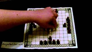 Hnefatafl  Tafl  Corner Escape  Black Strategy Part 2 [upl. by Darom]