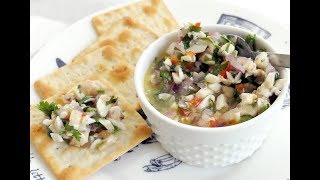 Ceviche de champiñonesReceta Entre Fogones [upl. by Hairej911]