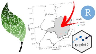 Como fazer mapas no R com ggplot2 [upl. by Prouty6]