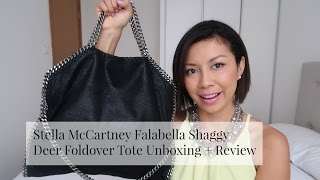 Stella McCartney Falabella Shaggy Deer Fold Over Tote Review [upl. by Aramoiz]