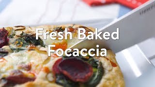 Fresh Baked Focaccia with Redmond Real Salt [upl. by Aletsirc342]