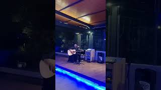 Melly Goeslaw  Denting l acoustic cover by smitheffendi At Skyview Mercure [upl. by Aynik]