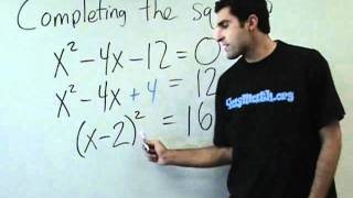 Algebra  Completing the square [upl. by Mmada482]