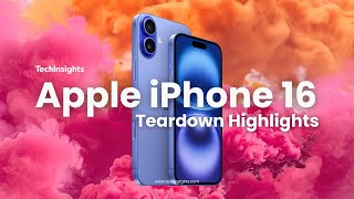 Apple iPhone 16  Teardown Highlights [upl. by Fernyak418]