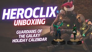 HeroClix  Unboxing  The Guardians of the Galaxy Holiday Calendar [upl. by Harrad]