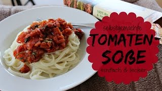 VLOG  SO mache ich meine Tomatensoße ♥  einfach frisch amp super lecker [upl. by Aronal]