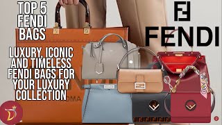 5 Best FENDI BAGS Worth The Investment Best Selling Luxury Bag Collection [upl. by Il]