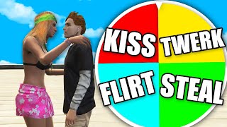 Spin The DARE WHEEL Challenge w BOYFRIEND GTA 5 RP [upl. by Coryden]