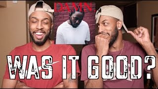 KENDRICK LAMAR quotDAMNquot REVIEW AND REACTION MALLORYBROS 4K [upl. by Aihsinat]